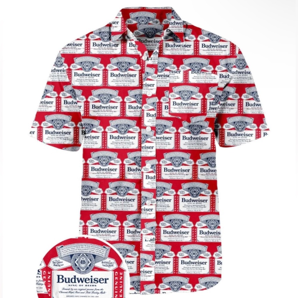 Budweiser Button Down Shirt